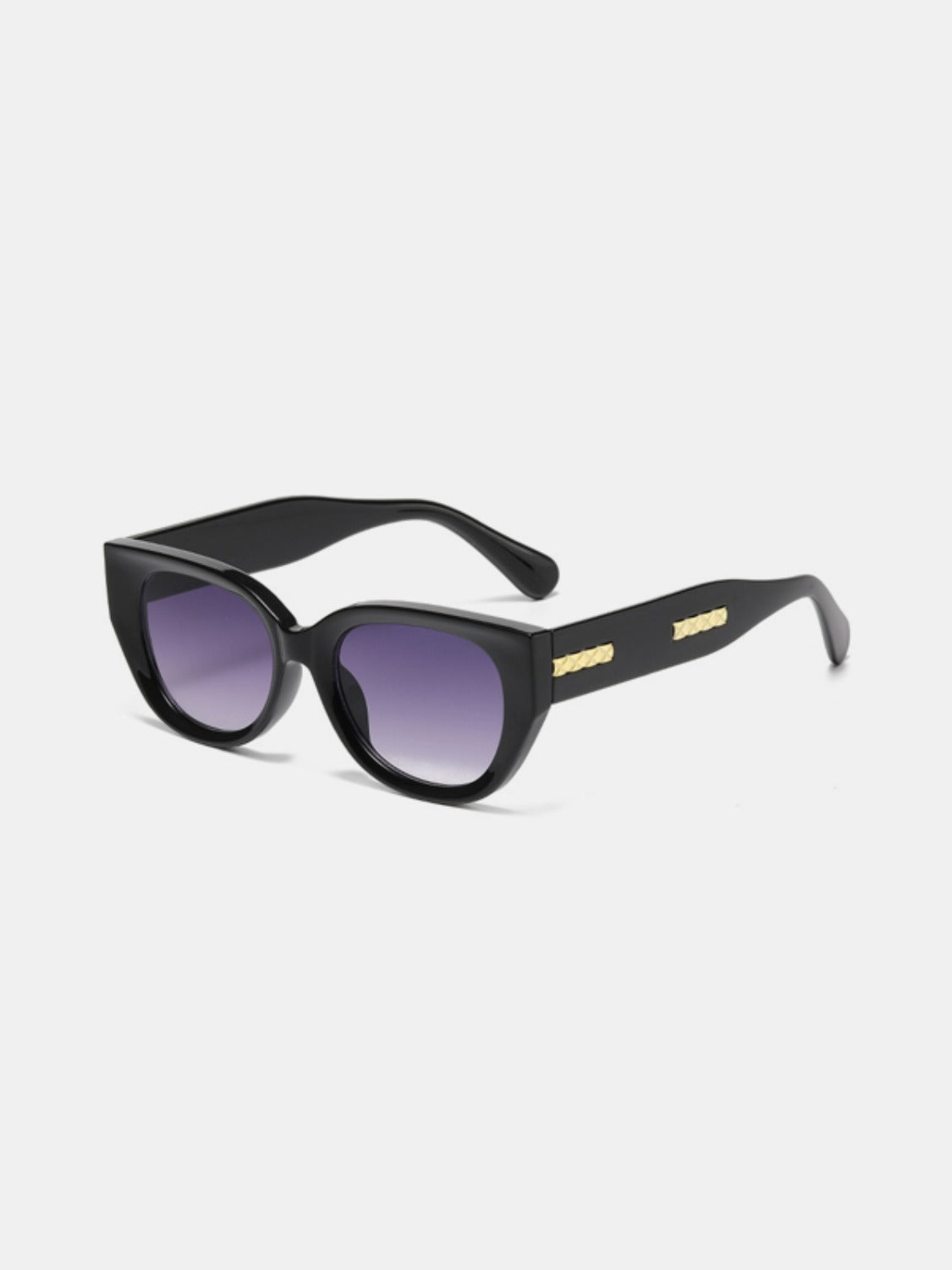 cat eye polycarbonate frame sunglasses