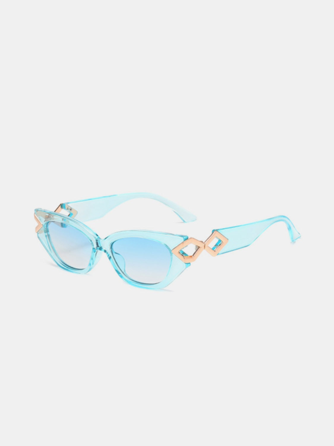 polycarbonate frame cat-eye sunglasses