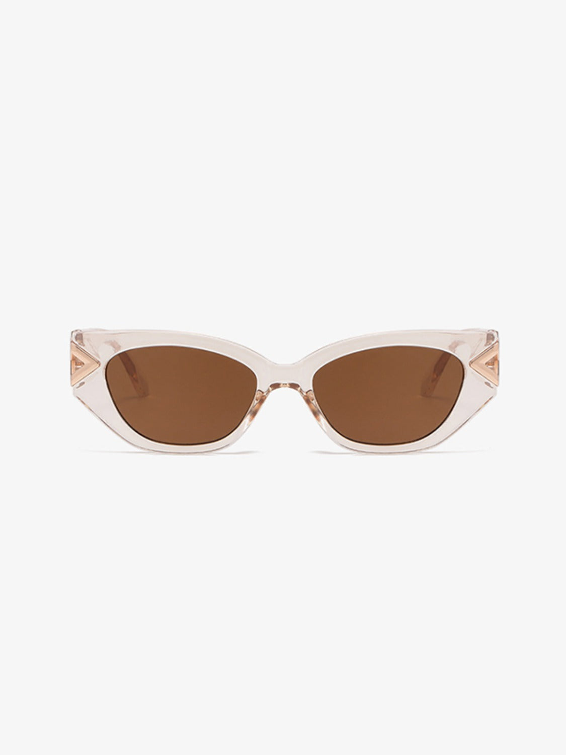polycarbonate frame cat-eye sunglasses