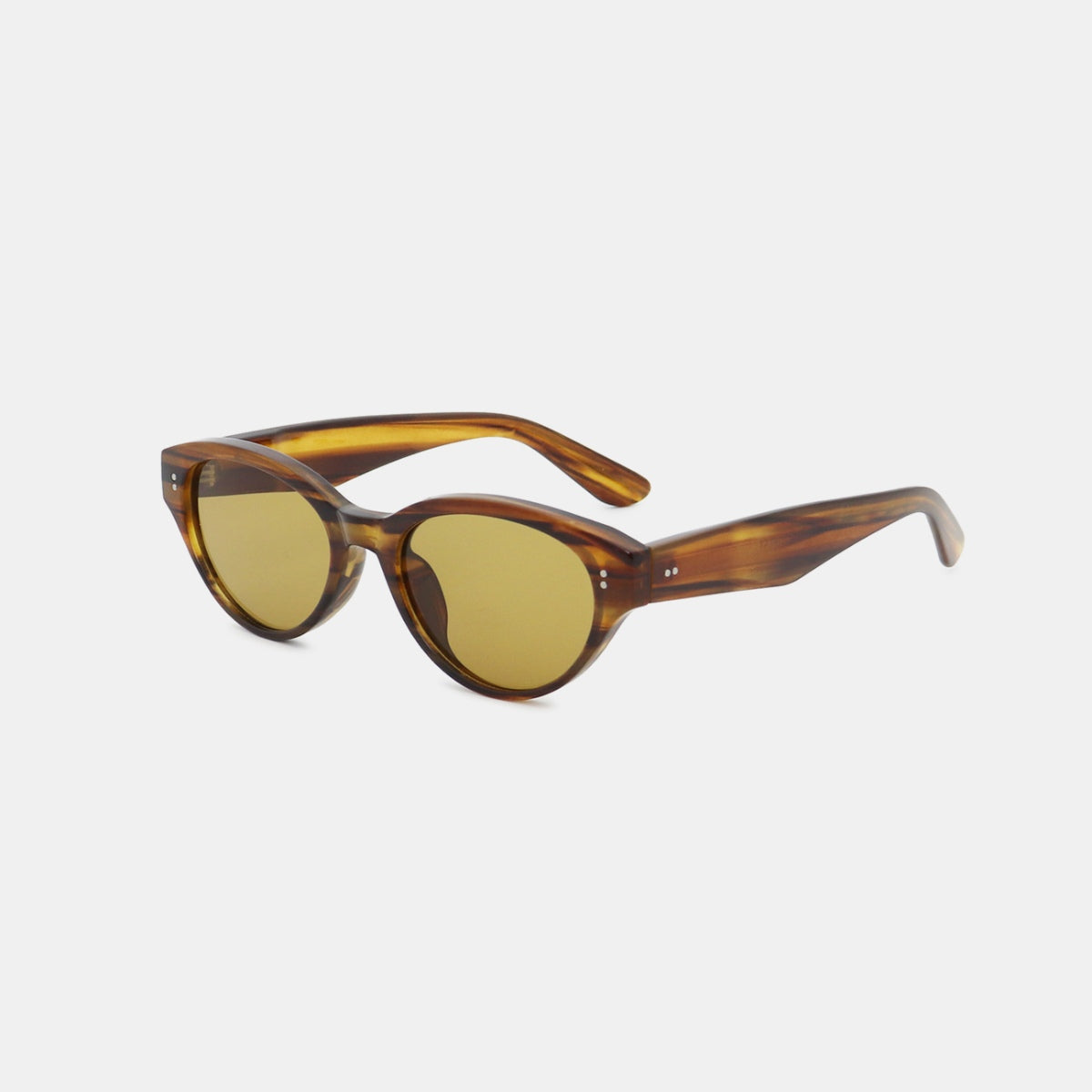 polycarbonate frame cat-eye sunglasses