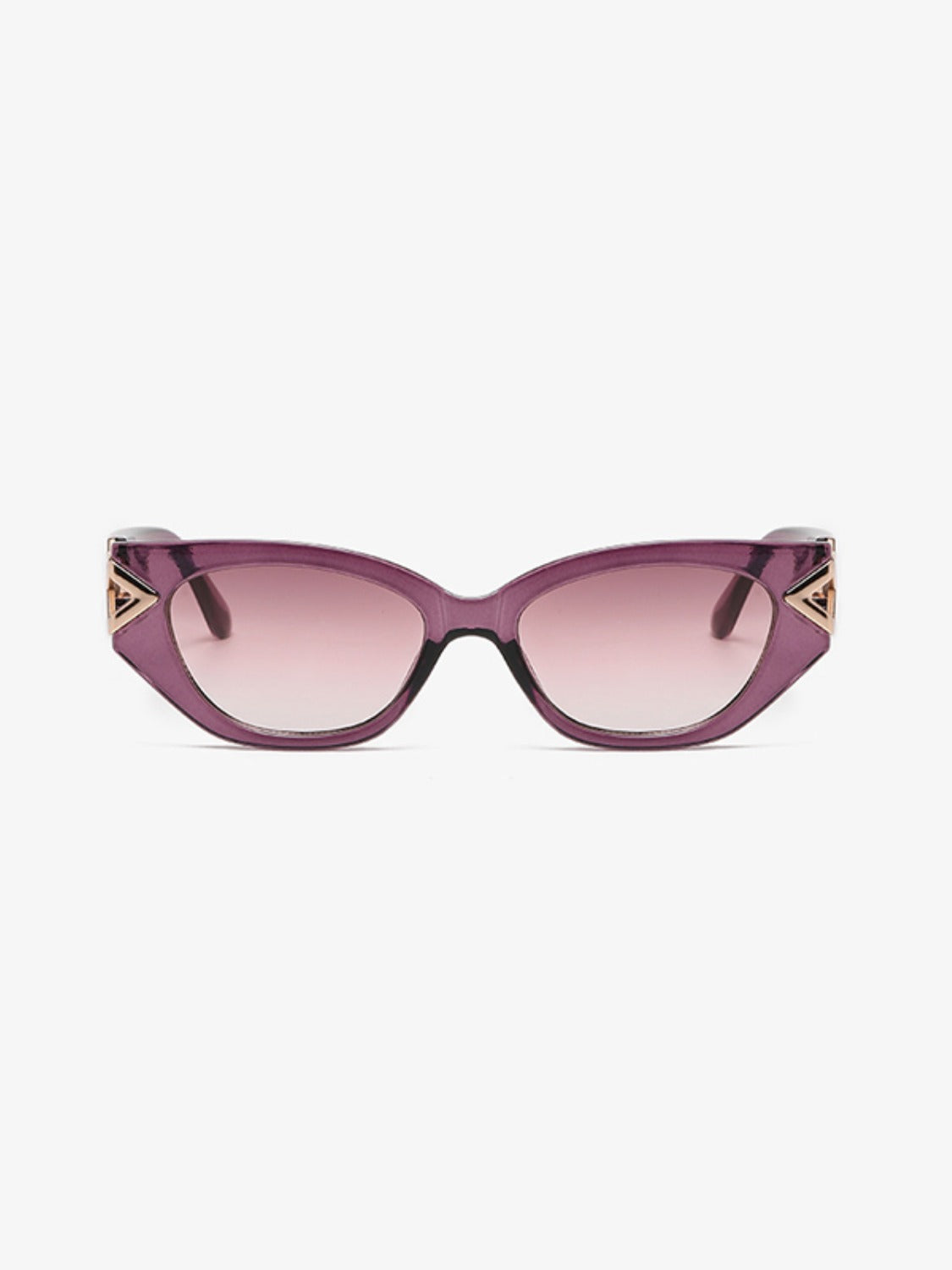 polycarbonate frame cat-eye sunglasses