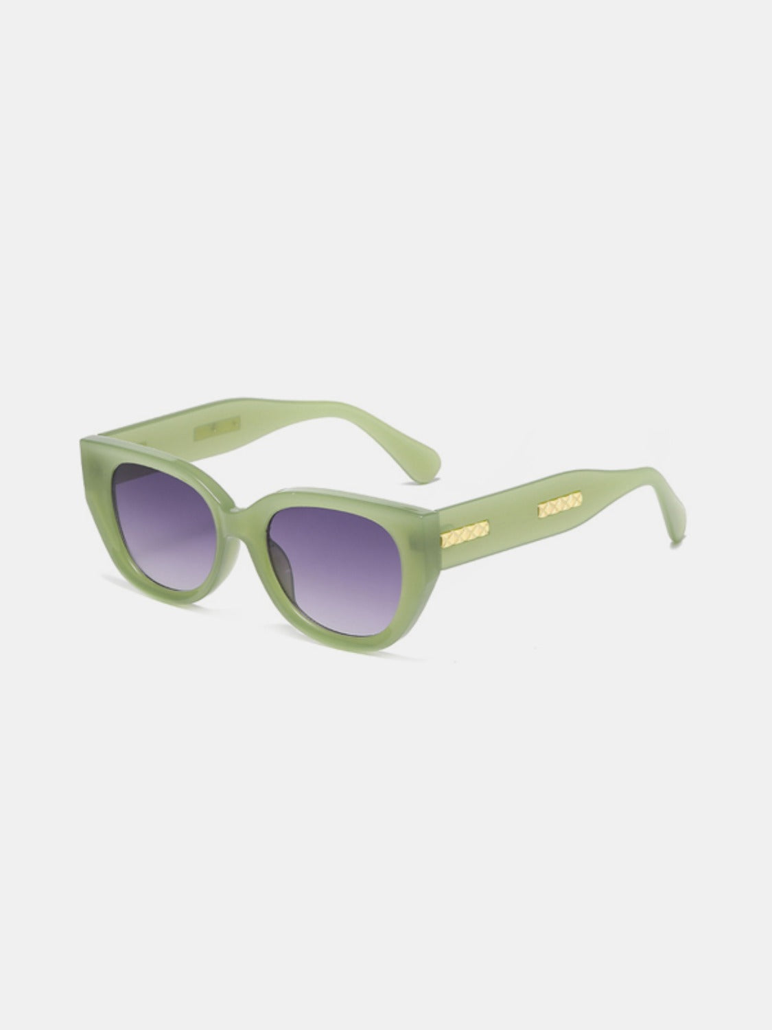 cat eye polycarbonate frame sunglasses
