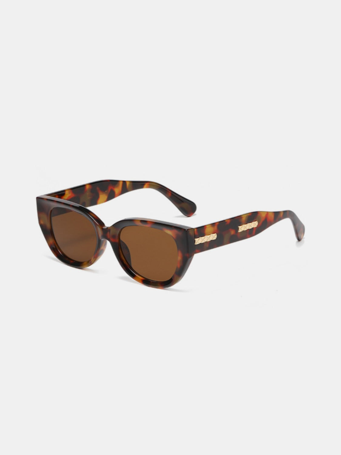 cat eye polycarbonate frame sunglasses