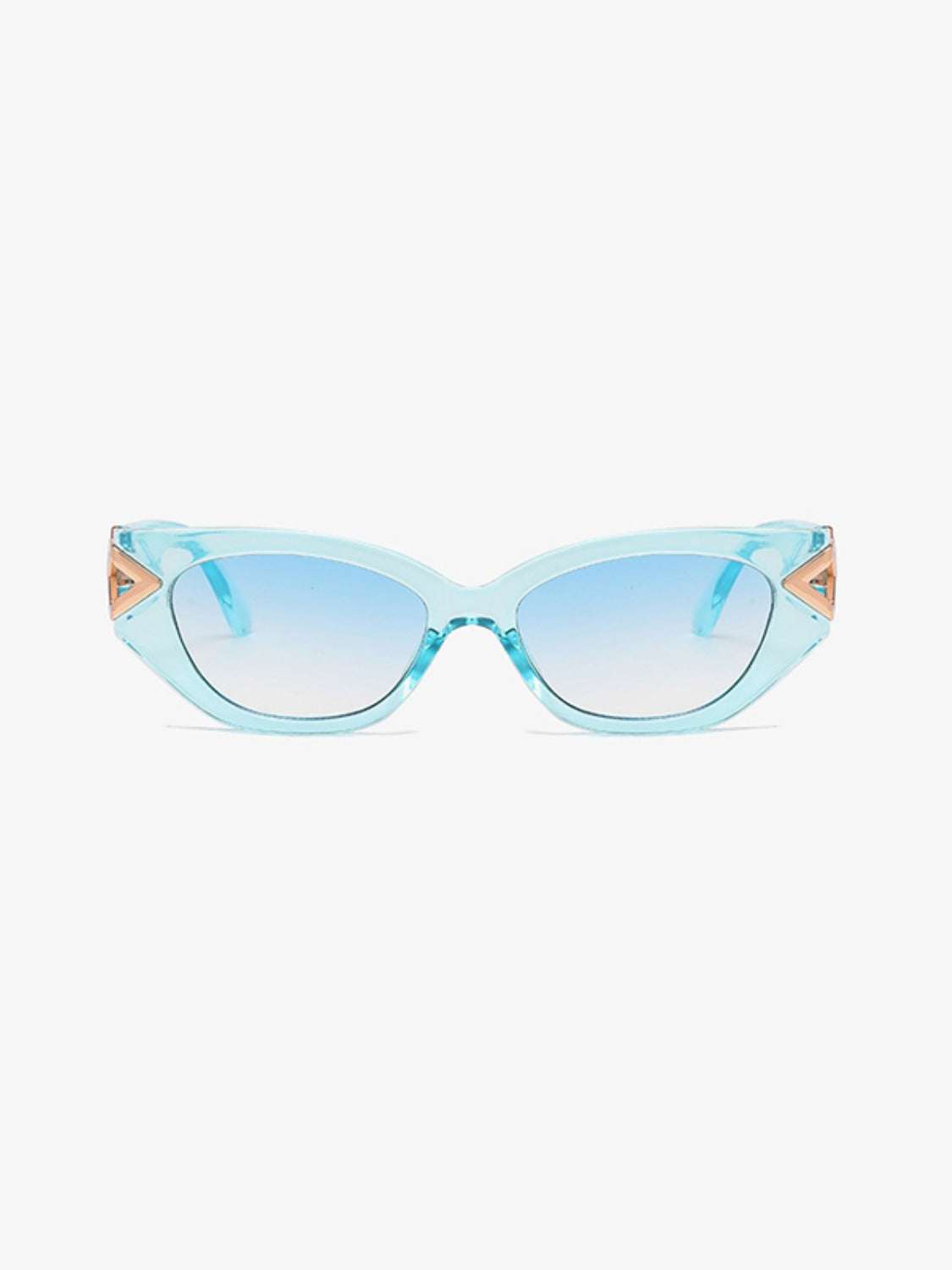 polycarbonate frame cat-eye sunglasses