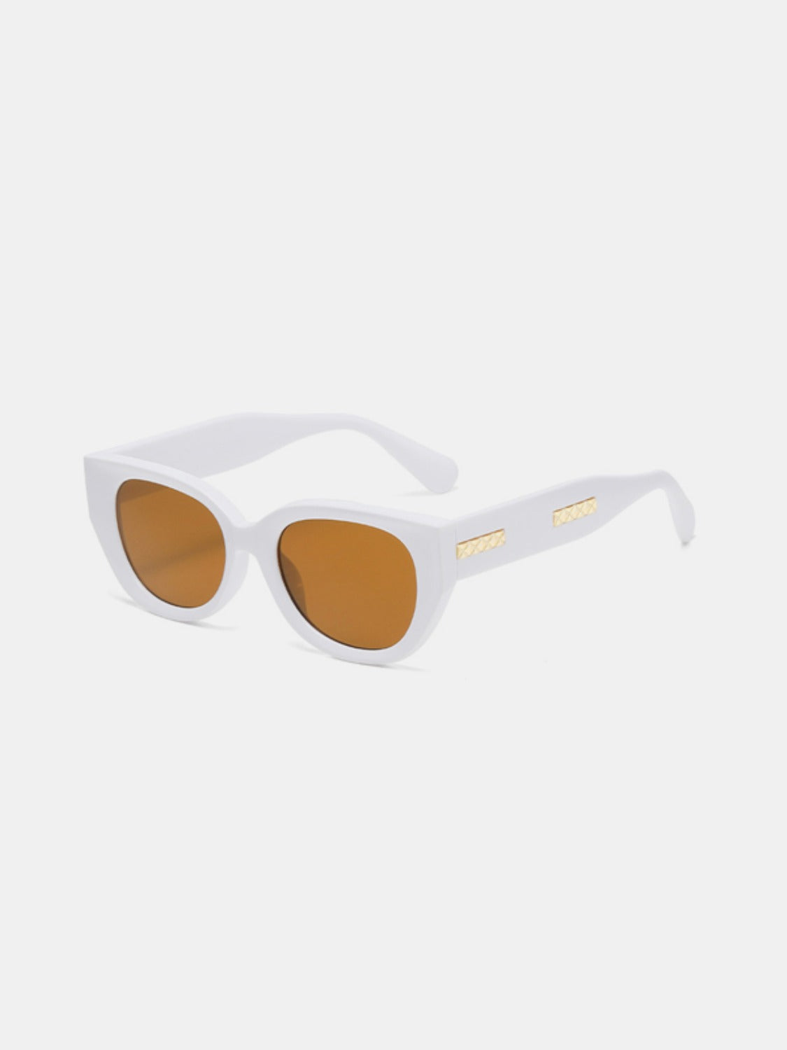 cat eye polycarbonate frame sunglasses