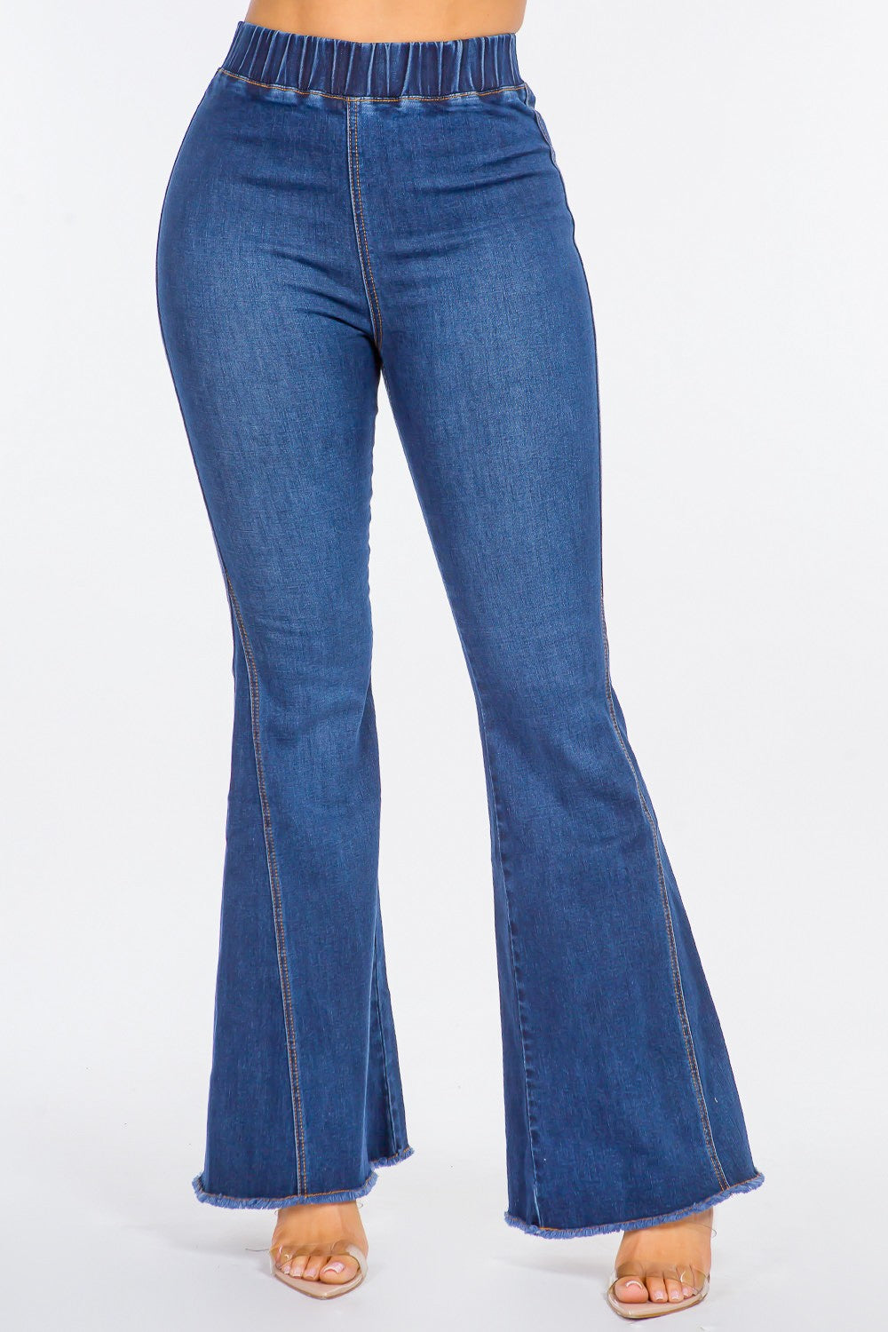 american bazi high waist curvy flare jeans