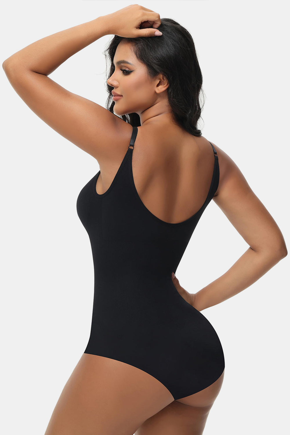 spaghetti strap tummy control bodysuit